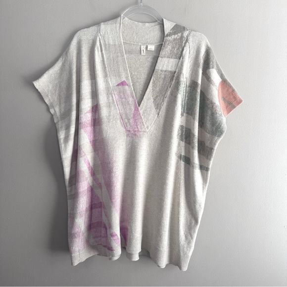 MOTH Anthropologie Wool Cashmere Blend Oversized Sleeveless Sweater Womens Small - Picture 1 of 8